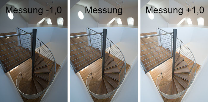 Tipps zur Rauschvermeidung: Belichtungsstufen Wendeltreppe, Foto: bonnescape