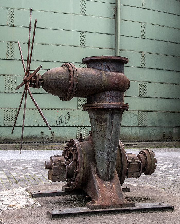 Praxistest NIKON D850, AF-S 24-120 mm 1: 4, Landschaftspark Duisburg, Turbine. Foto: bonnescape