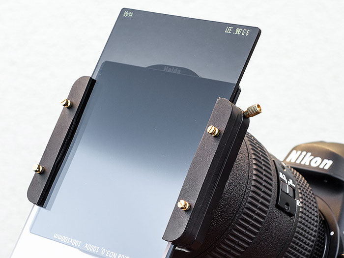 Test: Haida-Filterhalter mit Grauverlauffilter, Graufilter und Polfilter auf Nikon D4