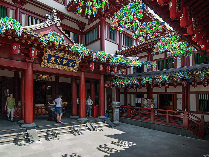 Reisefotografie: Buddha Tooth Relic Temple, Singapore. Nikon D200. Tokina 12-24 mm. Foto: Dr. Klaus Schoerner