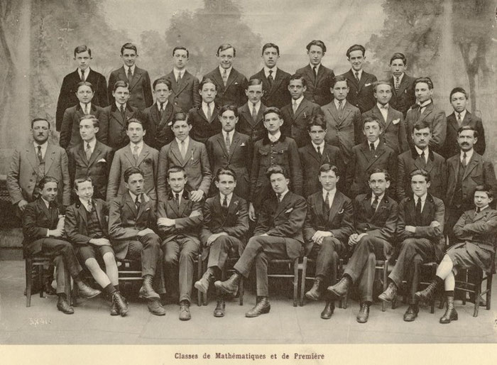 Une classe en 1922