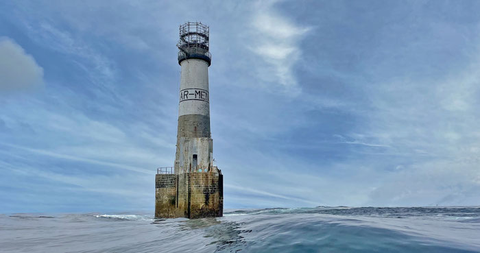 Leuchtturm Ar Men, Hölle der Höllen, im Atlantik, Bretagne