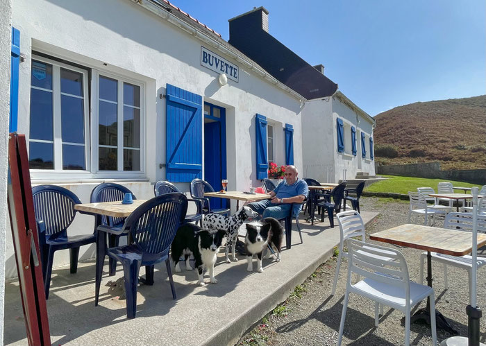 Traumhafte Bretagne, die Buvette de Pors Théolen am Cap Sizun, einer unserer Lieblingsplätze. Familie Schmitt, Ferienhäuser Plouhinec