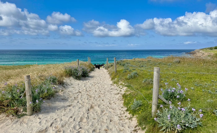 Audierne Esquibien, Trez Goarem, Wandern am Meer, Cap Sizun, Bucht von Audierne, GR34