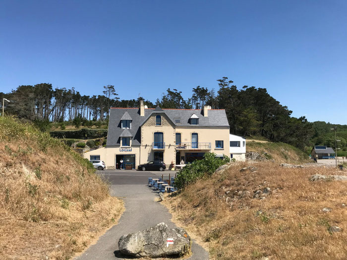 Bar les Côtiers in Pors Poulhan, Plouhinec, Cap Sizun