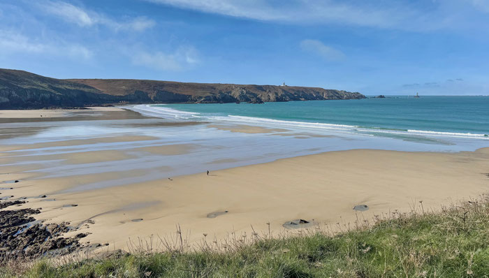 Blick auf die Baie des Trépassés, Cap Sizun, Bucht der Verstorbenen
