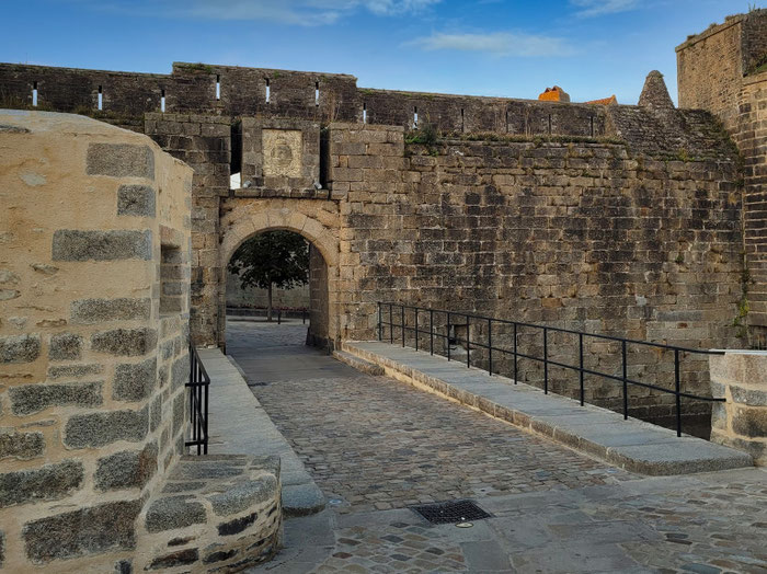 Concarneau, Festungsstadt, Finistère, Bretagne, alte Stadtmauern