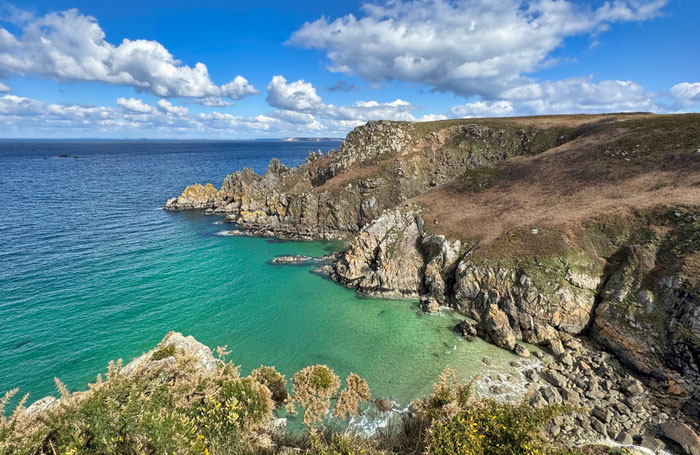 Cap Sizun, Goulien, Bucht von Douarnenez, Blick auf das Meer