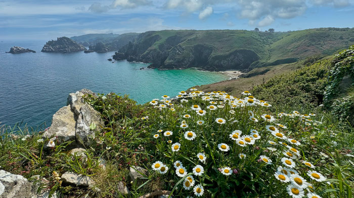 Cap Sizun, Pointe de Penharn, GR 34, Landschaft, Küstenwanderweg