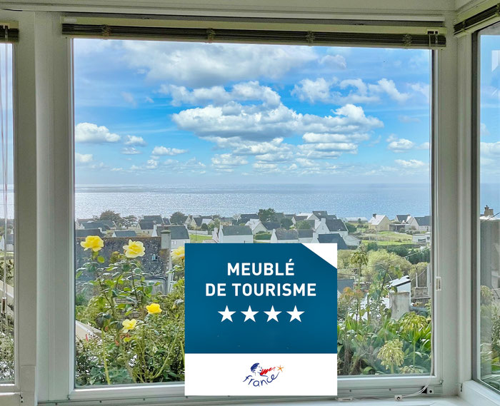 Ferienhaus Tal Ar Mor, Meerblick, Bucht von Audierne, Plouhinec, Finistère, Bretagne,Hund willkommen
