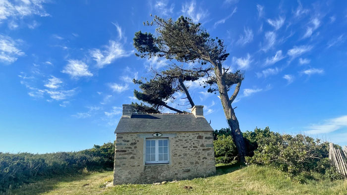Ti Félix, Goulien, Cap Sizun, Wandern auf dem GR34, Küstenweg, Wanderhütte