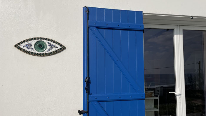 Das berühmte Auge des Künstlers Pierre Chanteau - Ferienhaus Ker Armor in Plouhinec bei Audierne 