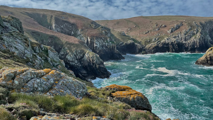 Cap Sizun, Landschaft an der Küste bei Beuzec-Cap Sizun