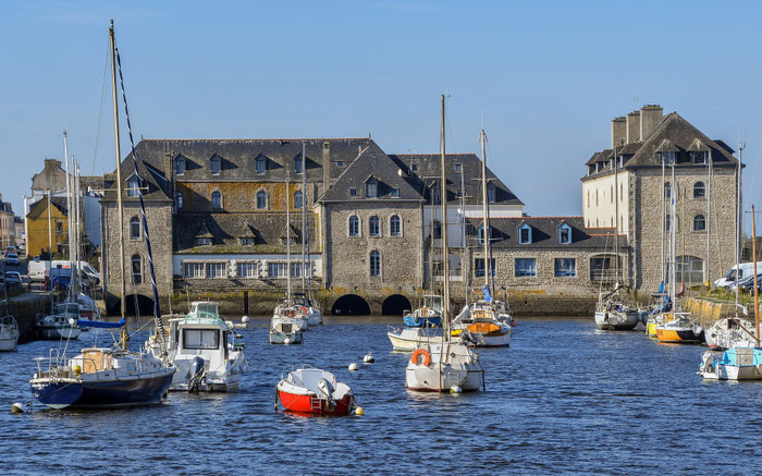 Pont-l'Abbé, Hauptstadt des Pays Bigouden, Hafen