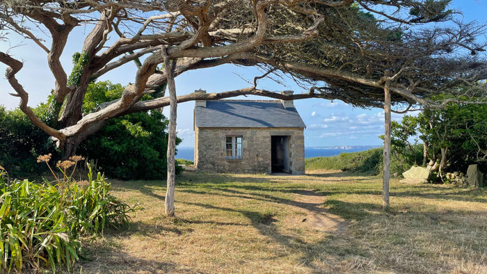 Ti Félix, Goulien, GR 34, Wandern, Rastplatz, Wanderhütte, Bucht von Douarnenez