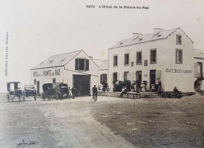 L'Hôtel de la Pointe du Raz, altes Foto