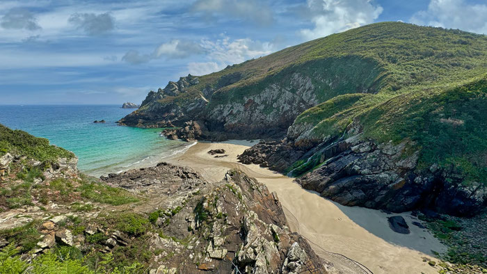 Cap Sizun, Pointe de Penharn, GR 34, Landschaft, Küstenwanderweg