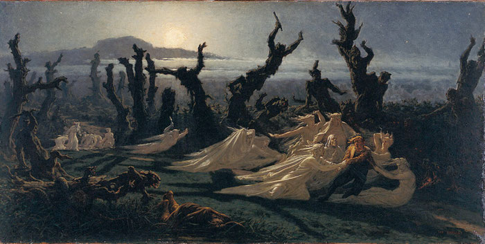 Yan'Dargent, Les Lavandières de la nuit, Musée des Beaux Arts Quimper