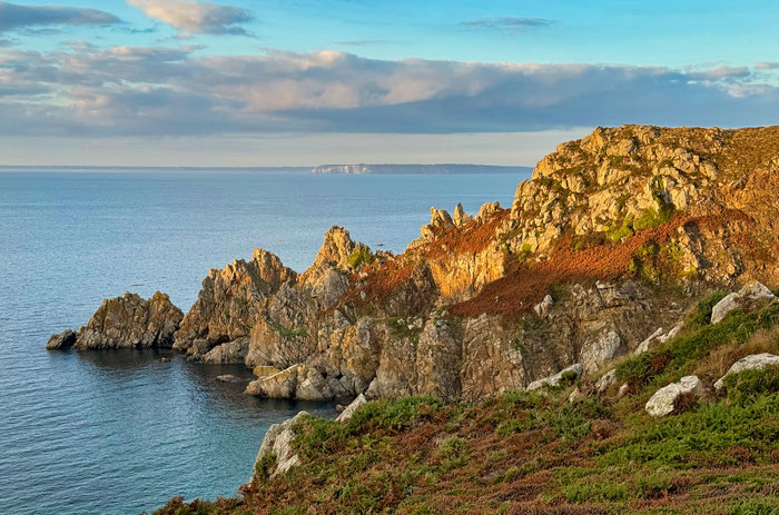 Cap Sizun, Goulien, Abendstimmung, GR34, Finistère, Wandern auf dem Küstenweg
