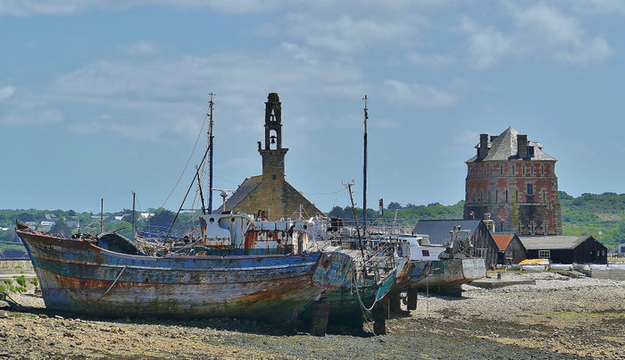 Camaret sur Mer, Halbinsel von Crozon, Schiffsfriedhof