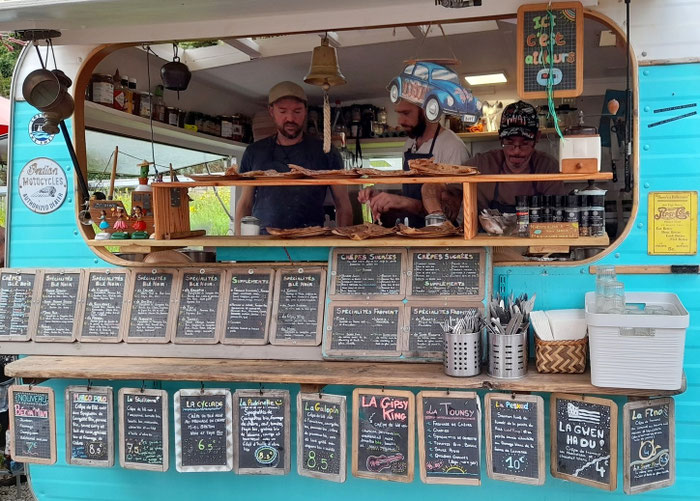 Crêperie la Caravane Bleue, Audierne, Cap Sizun