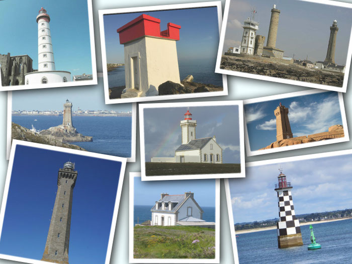 Bretonische Leuchttürme, Collage