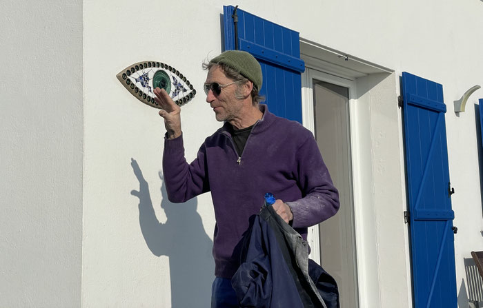 Pierre Chanteau im Ferienhaus Ker Armor in der Bucht von Audierne, Kunst im Finistère, Plouhinec