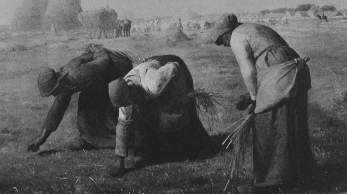 Ährenleserinnen im Finistère, Jean- Francois Millet, 1857