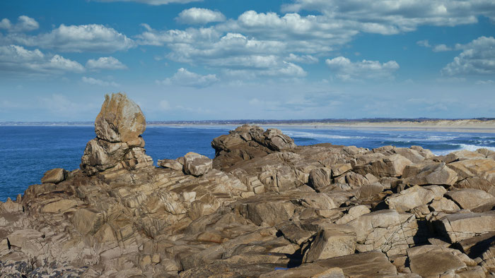 Pointe de la Torche, Pays Bigouden, Bucht von Audierne, Bretagne, Finistère