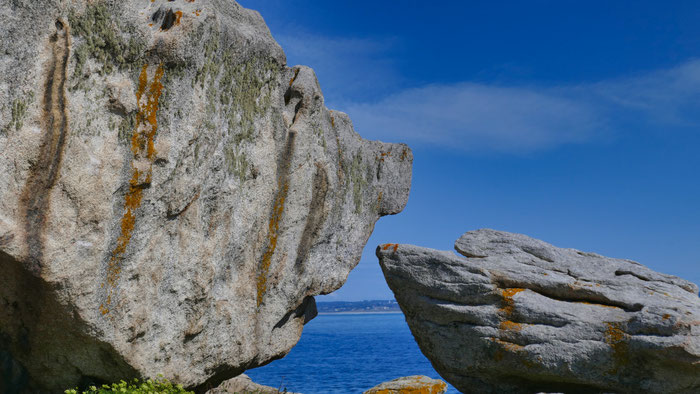 Les Rochers de St. Guénolé, Felsen an der Küste, Bretagne, Finistère