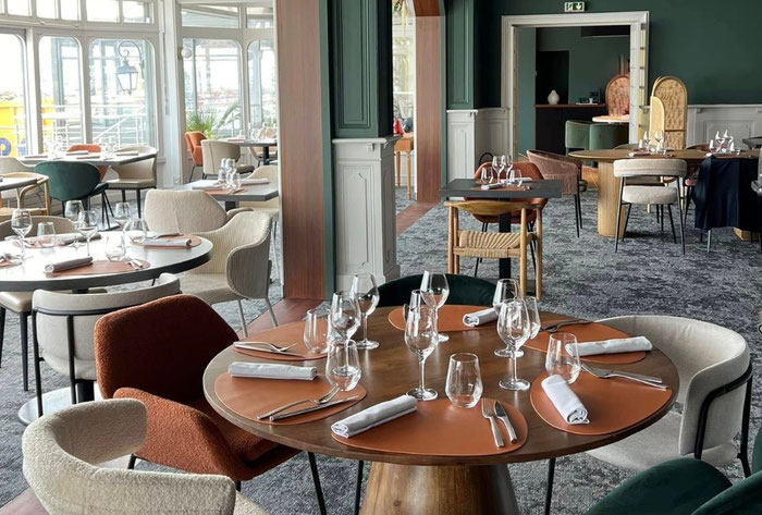 Restaurant im Hotel Le Goyen, Gastraum