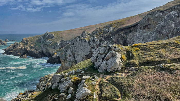 Wanderung von der Plage de Lesven zur Réserve du Cap Sizun in Goulien, GR34, Küstenwanderweg, Cap Sizun, Goulien
