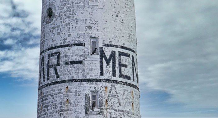 Leuchtturm Ar Men im Atlantik, Bretagne
