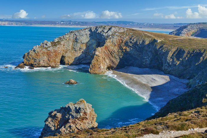 Crozon Halbinsel, Presqu'île de Crozon, Natur, Strände, Pointe de Dinan