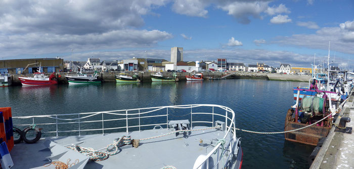 Fischerboote im Hafen von St. Guénolé, Pays Bigouden