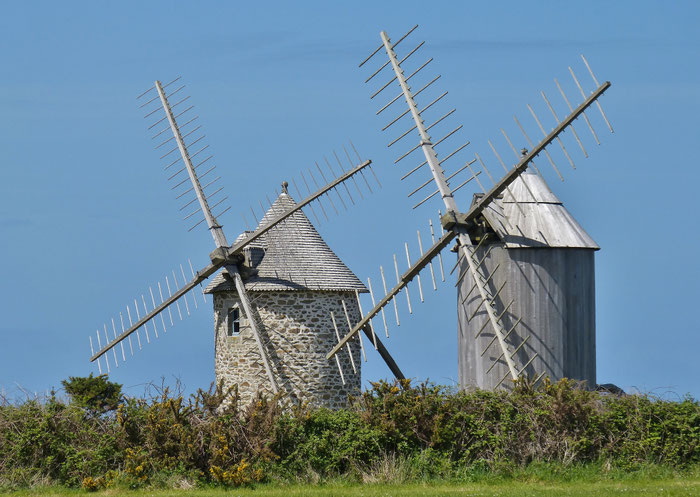Pointe du Van, Moulins de Trouguer, Cap Sizun, Finistère