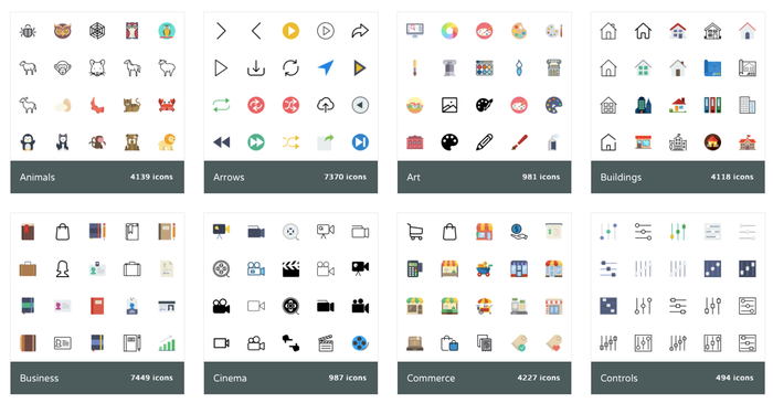 website icons