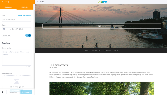 Blog preview
