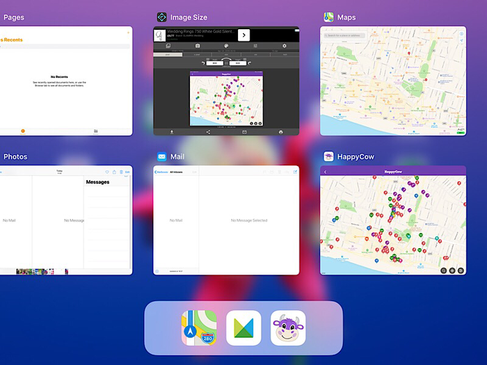 iPad multitasking