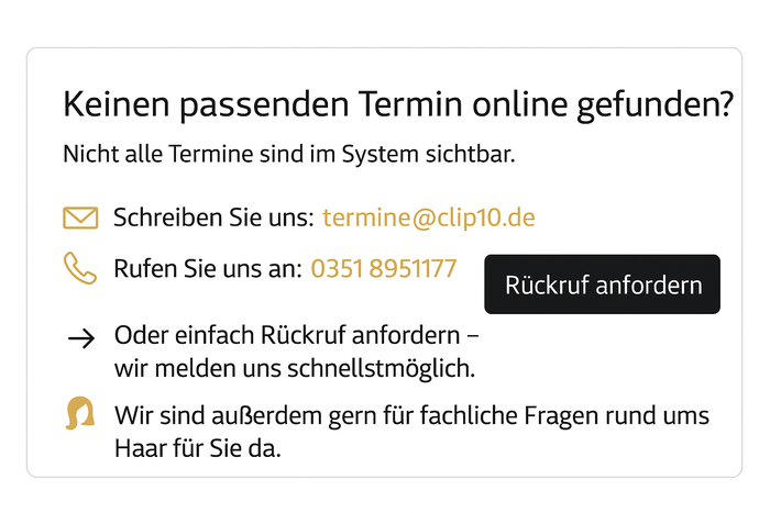 Wichtige Kontaktdaten