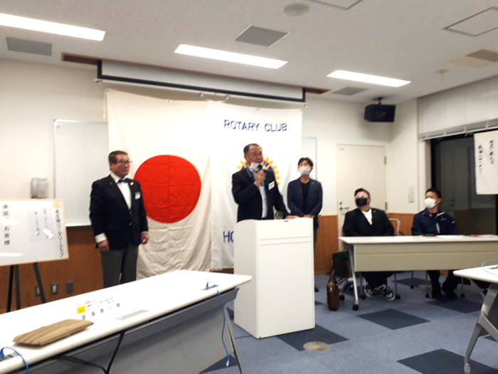 深谷ノースRC 長谷川順一副幹事