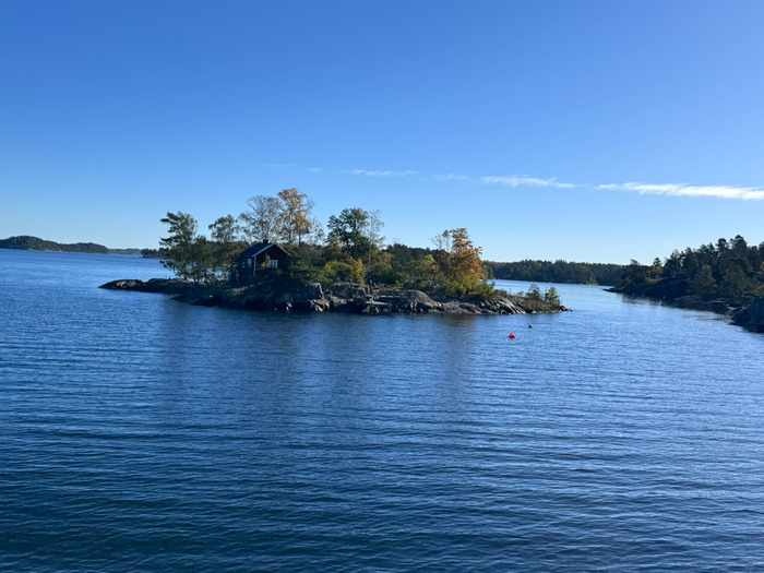 In den Schären: Insel mit Haus
