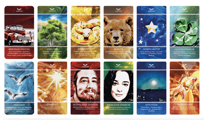 Kristall-Lenormand, Lenormand Karten, Energie-Lenormand