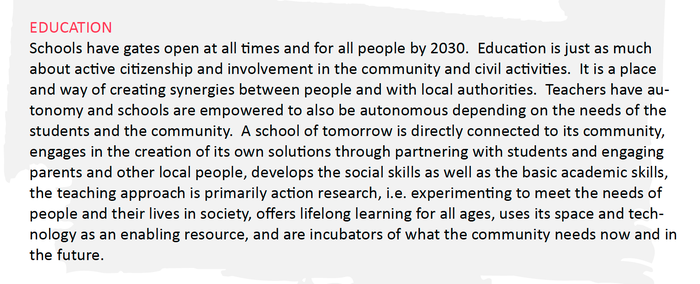 CitizensLab  vision for education in 20130 - open schools which are connected to the communities