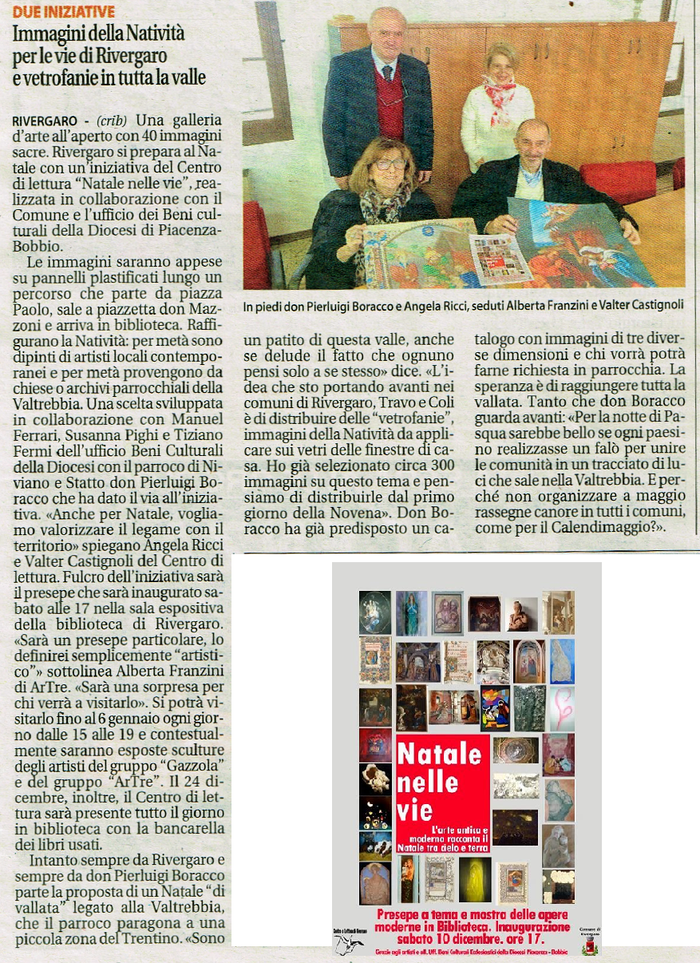 quotidiano Libertà giovedì 8 dicembre 2016