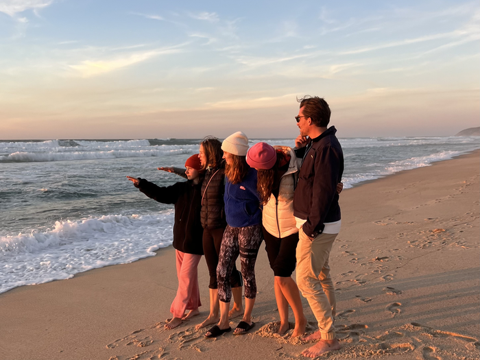 Der letzte Abend beim Yoga & Surf Retreat in Portugal