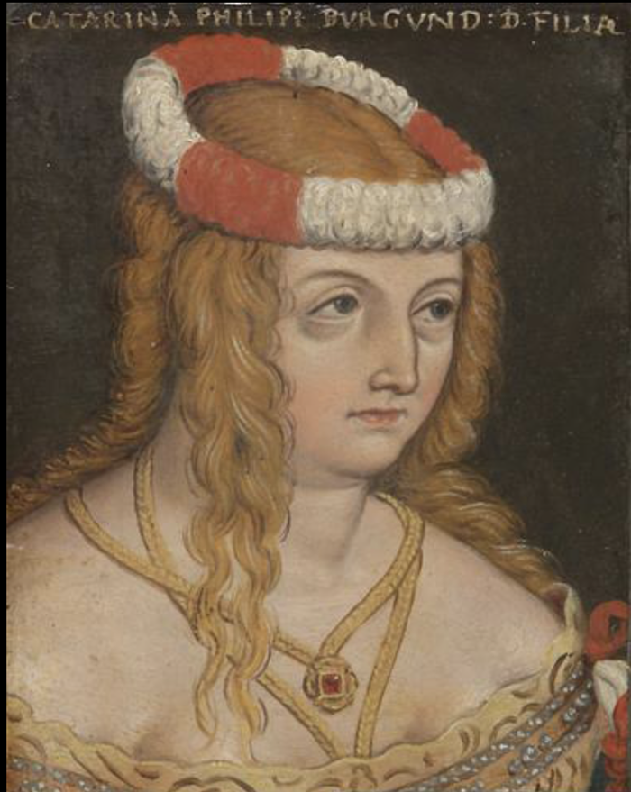 Catherine de Bourgogne, née à Montbard en 1378 et morte le 26 janvier 1425, est la fille du duc de Bourgogne Philippe le Hardi. Mariée à Léopold d'Autriche. Elle gouverna personnellement à partir de 1406 les possessions des Habsbourg en Alsace.
