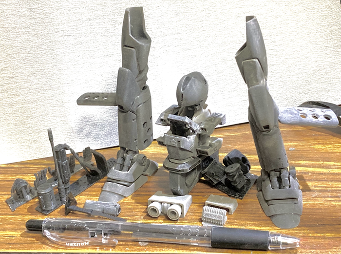 トナモ9 ↑新作72scaleヘルダイバーふる可動　1万円　35scaleをそのまま72scaleにした怒涛の超精細、人間技じゃね〜のは確かだよcvあすま^^)それでもチョイチョイ触るだけで出来て来るから♪それが魅力だね72サイズ　頭は2個入♪　仕様別で永遠とディテールUPを愉しめるね～♬