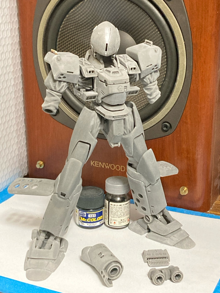 ３５スケール フル可動 ヘルダイバー ブレンド光出力樹脂キット25000円 ⤴　堪らず　足首と股関節だけはD-111、112かなコトブキヤの廃盤のダブルボールを使いました。イエサブさん研究して〜　とりあえずお持ちでない方はホビーベース(HOBBY BASE) 関節技 ボールジョイントダブル ダークグレイ  PPC-T131　があればよいかなと　