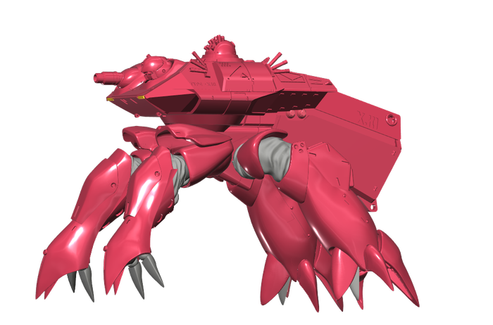 パトレイバーthe Movie　より　HAL-X10　72scale フル可動　高精細光3Ｄプリンター出力キット初回激安限定数20000jpy  予定